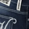 Fancy Booty Bei Low Rise Skinny Bootcut Jeans – Marble Blue – Dark Blue | Cheap Monday Gb