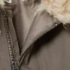 Faux Fur Collar Bomber Jacket – Dark Mole