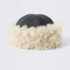 Faux Fur Hat – Black