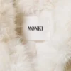 Faux Fur Peplum Jacket – Off-White