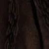 Faux Fur Zip Jacket – Dark Brown