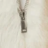 Faux Fur Zip Jacket – Off-White