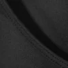 Fine Fitted Tank Top – Black