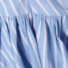 Fit and Flare Mini Dress – Striped Blue & Pink