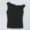 Fitted Asymmetric Top – Black