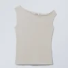 Fitted Asymmetric Top – Light Dusty Mole