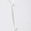 Fitted Button Vest Top – White