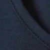 Fitted Cotton Tank Top – Dark Blue