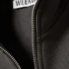 Fitted Cotton Track Jacket – Dark Grey