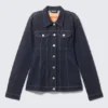 Fitted Denim Jacket – Blue Rinse – Dark Blue