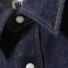 Fitted Denim Shirt – Blue Rinse – Dark Blue
