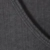 Fitted Pointelle Tank Top – Anthracite