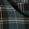 Fitted Short-Sleeved Twill Top – Turquoise & Yellow Checks