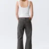 Fitted Square Neck Tank Top – White