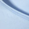 Fitted Three-Quarter Sleeve Top – Light Blue