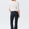 Fitted Three-Quarter Sleeve Top – Off-White