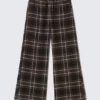 Flannel Pyjama Trousers – Checked Brown