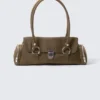 Flap Shoulder Bag – Dark Mole