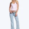 Flare Low Rise Flared Skinny Jeans – Frosty Blue – Light Blue | Cheap Monday Gb