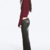 Flare Low Rise Flared Skinny Jeans – Mustard Black – Black | Cheap Monday Gb