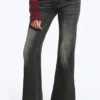 Flare Low Rise Flared Skinny Jeans – Mustard Black – Black | Cheap Monday Gb