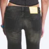 Flare Low Rise Flared Skinny Jeans – Mustard Black – Black | Cheap Monday Gb