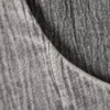 Flared Boat-Neck Mini Twill Dress – Washed Grey