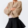 Flared Mini Tutu Skirt – Black