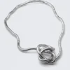 Flexible Steel Necklace – Silver