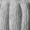Flounced Hem Knitted Sweater – Grey Melange