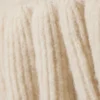 Flounced Hem Knitted Sweater – Off-White