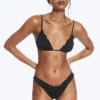 Frill Bikini Bottoms – Black