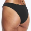 Frill Bikini Bottoms – Black