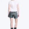 Frilled Tie-Front Top – White