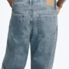 Galaxy Mid Rise Loose Straight Jeans – 2000 Blue – Medium Blue