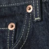Galaxy Mid Rise Loose Straight Jeans – Blue Rinse – Dark Blue