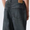 Galaxy Mid Rise Loose Straight Jeans – Deep Sea Blue – Dark Blue