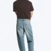Galaxy Mid Rise Loose Straight Jeans – Gloria Blue – Medium Blue