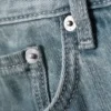 Galaxy Mid Rise Loose Straight Jeans – Gloria Blue – Medium Blue