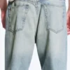 Galaxy Mid Rise Loose Straight Jeans – Port Blue – Light Blue