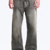 Galaxy Mid Rise Loose Straight Jeans – Redondo Black – Black