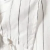 Gathered Cotton Shirt – White