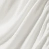 Gathered Off-Shoulder Long-Sleeved Top – White