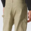 Gia F Flared Workwear Trousers – Washed Beige