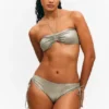 Glitter Halter Bikini Top – Glitter Khaki Green