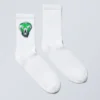 Graphic Sport Sock – Cyber Skull