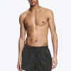 Graphic Swim Shorts – Black