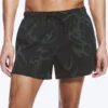 Graphic Swim Shorts – Black