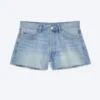 Gravity Short Mid Rise Loose Denim Shorts – Kimberley Blue – Light Blue