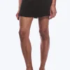 Gravity Short Mid Rise Loose Denim Shorts – Tuned Black – Black